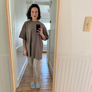 Nu Swim Organic Cotton Dance Tee - Taupe (one size)